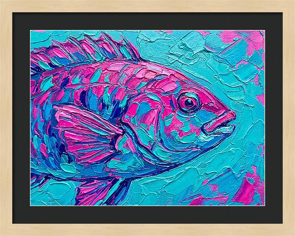 Vibrant Wrasse In Bold Colors