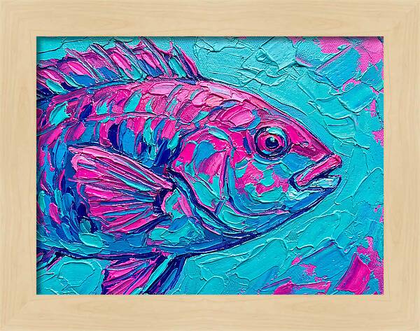 Vibrant Wrasse In Bold Colors