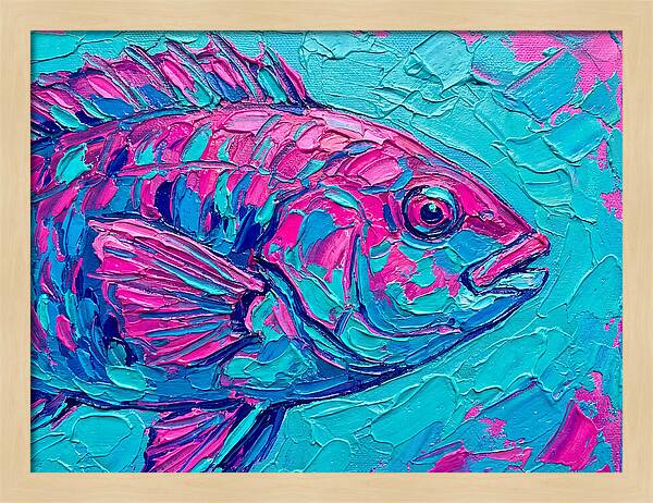 Vibrant Wrasse In Bold Colors