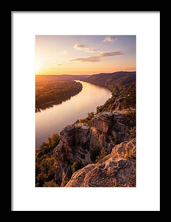 Vicksburg Bluffs At Sunset