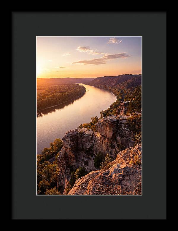 Vicksburg Bluffs At Sunset