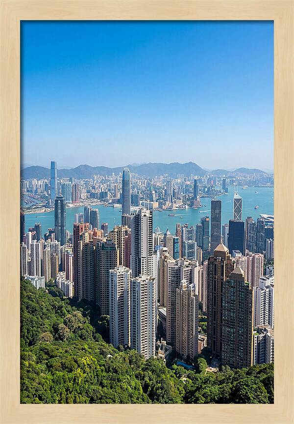 Victoria Peak Overlooking Hong Kong