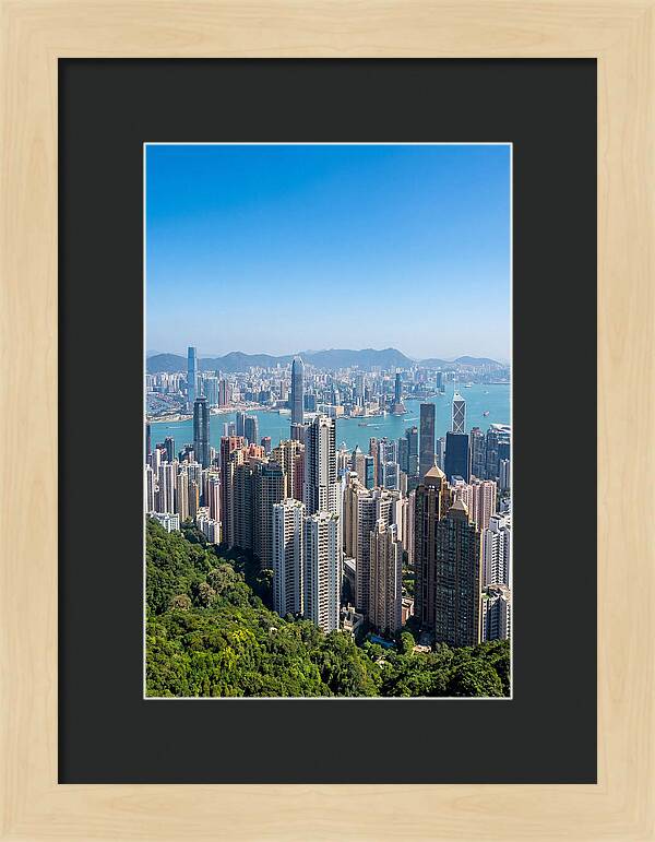 Victoria Peak Overlooking Hong Kong