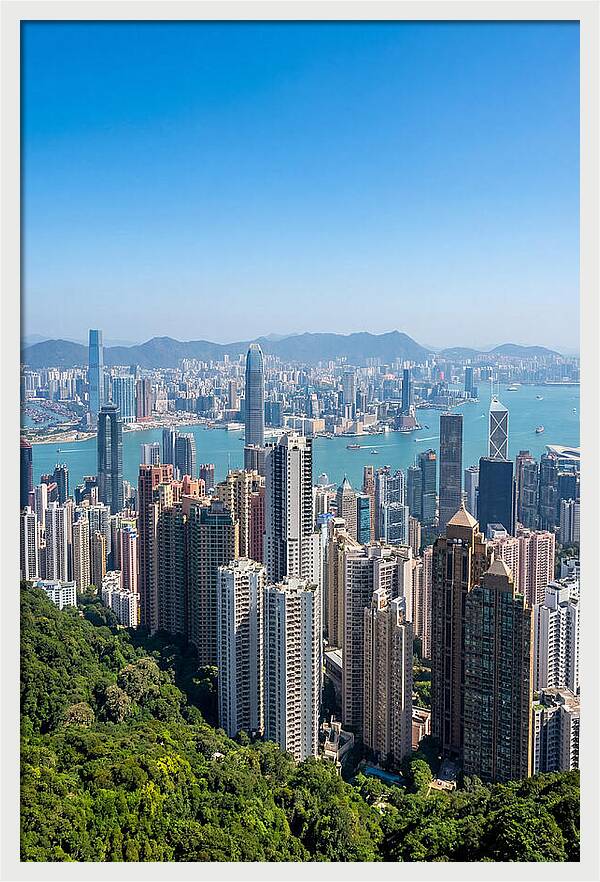 Victoria Peak Overlooking Hong Kong