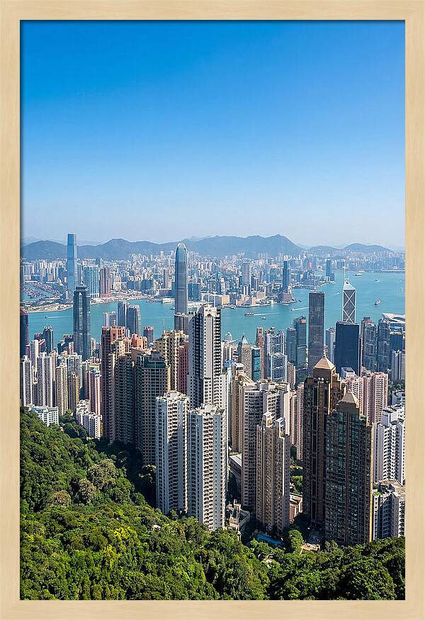 Victoria Peak Overlooking Hong Kong