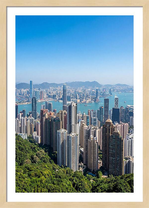 Victoria Peak Overlooking Hong Kong