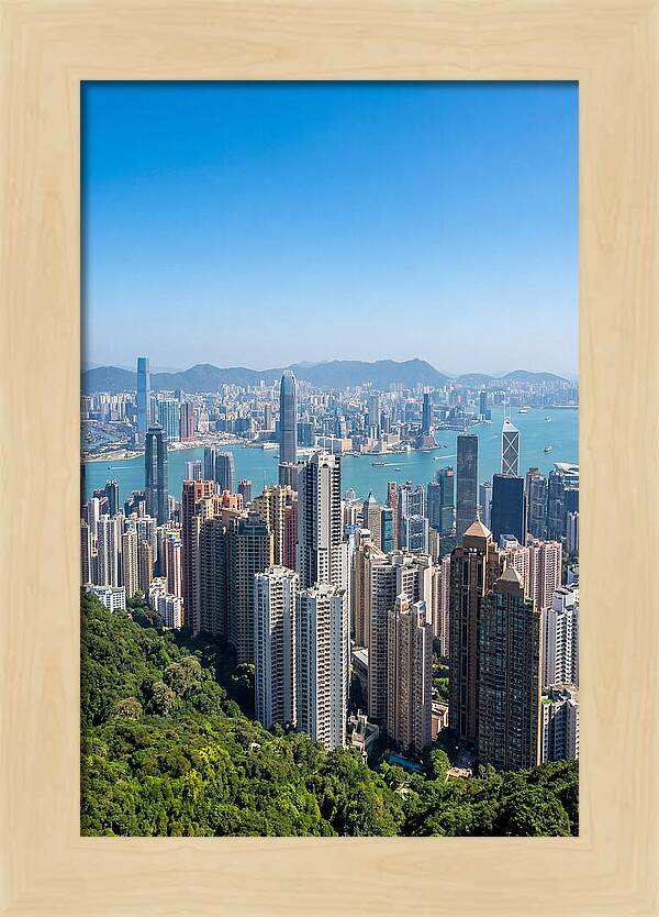 Victoria Peak Overlooking Hong Kong