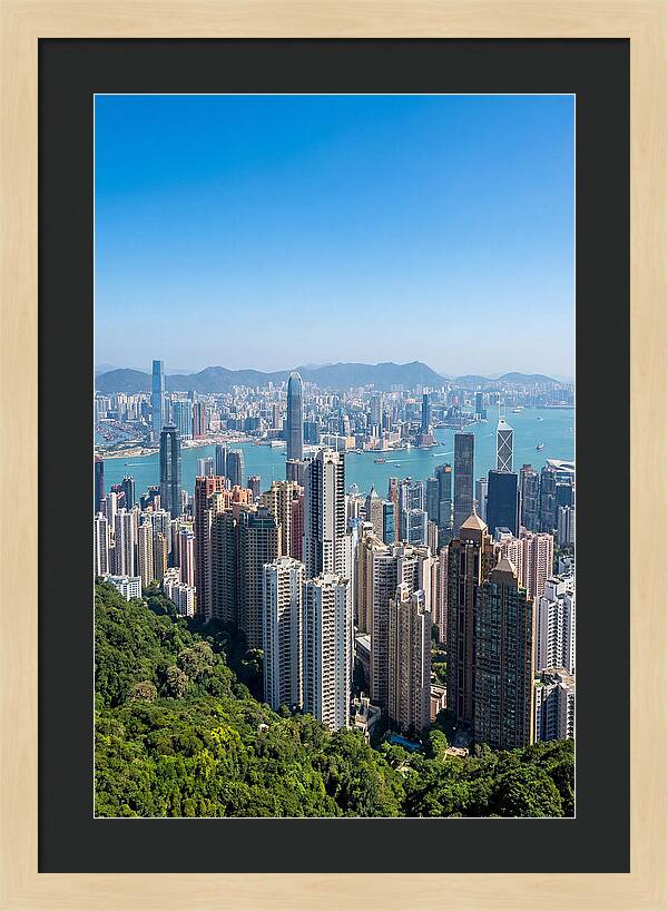 Victoria Peak Overlooking Hong Kong