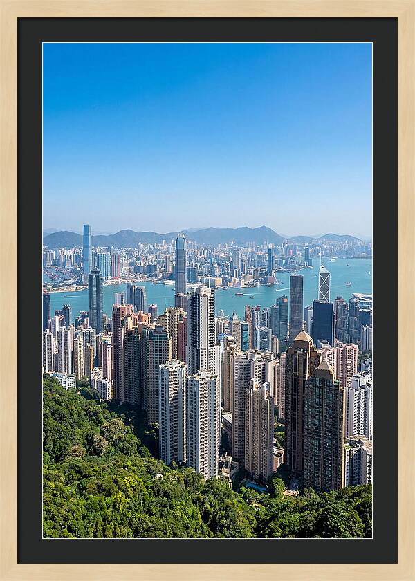 Victoria Peak Overlooking Hong Kong