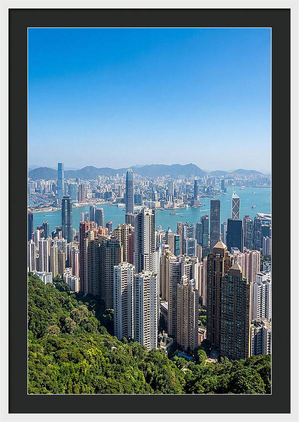 Victoria Peak Overlooking Hong Kong