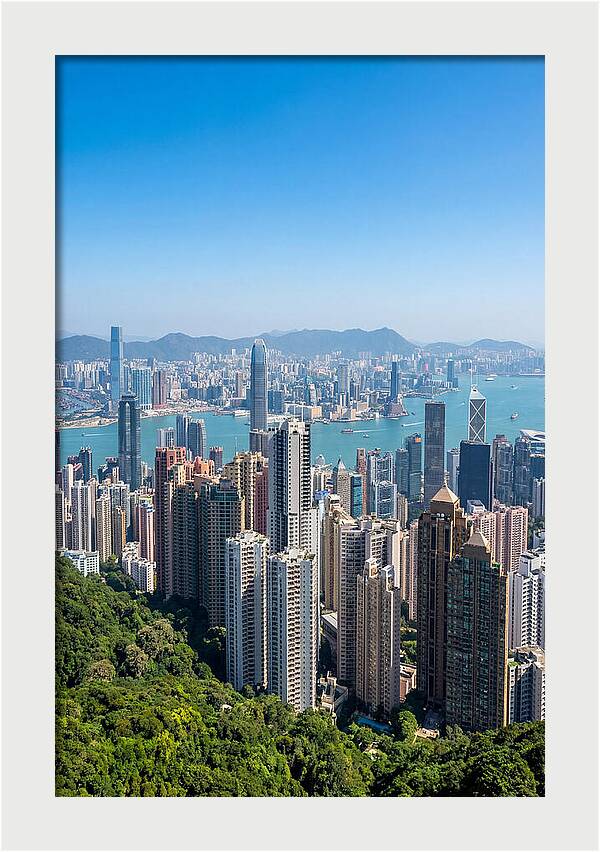 Victoria Peak Overlooking Hong Kong