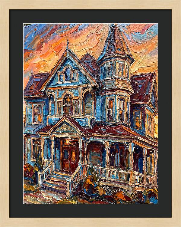 Victorian Charm At Dusk