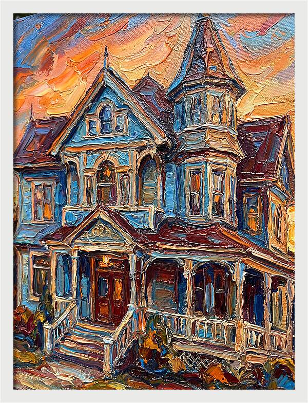 Victorian Charm At Dusk