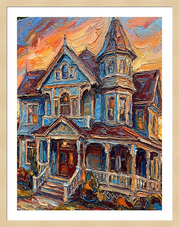 Victorian Charm At Dusk