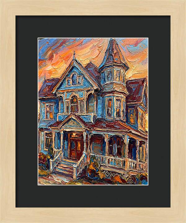 Victorian Charm At Dusk