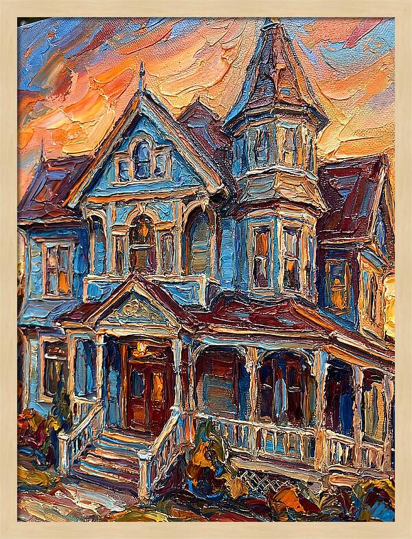 Victorian Charm At Dusk