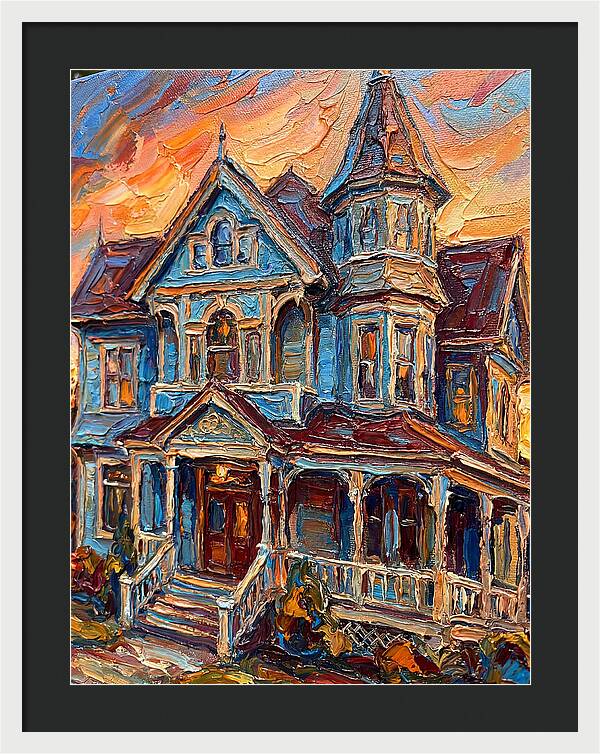 Victorian Charm At Dusk