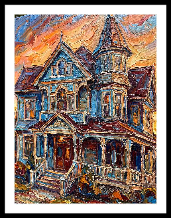 Victorian Charm At Dusk