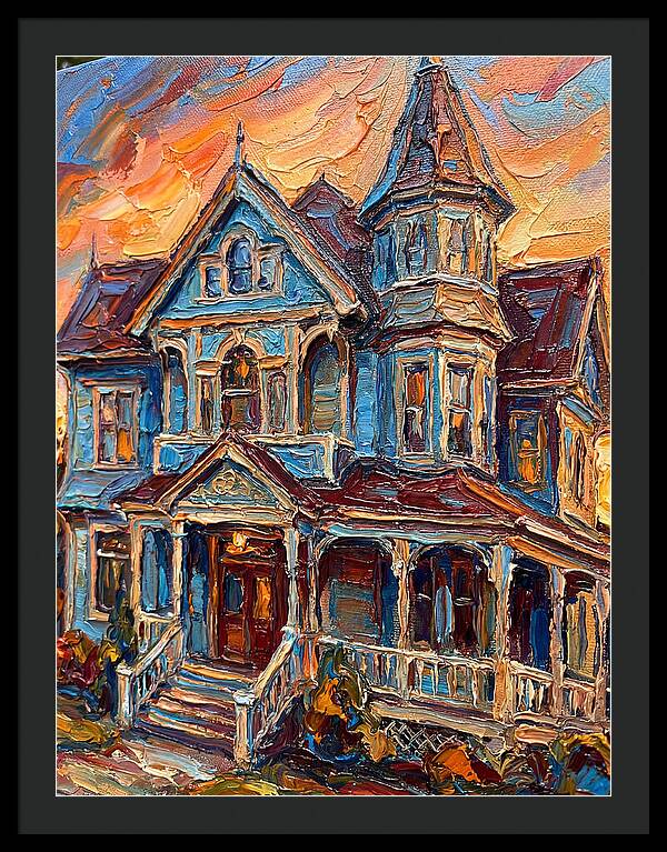 Victorian Charm At Dusk