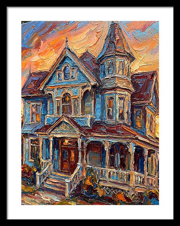 Victorian Charm At Dusk