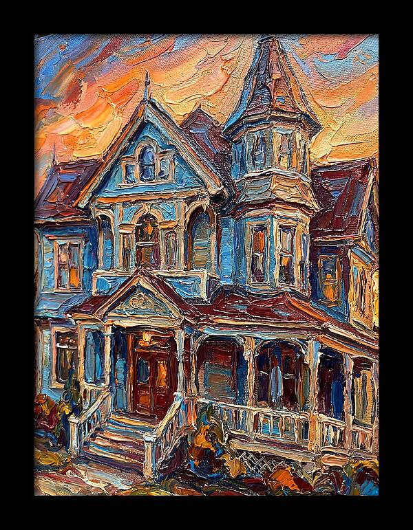 Victorian Charm At Dusk