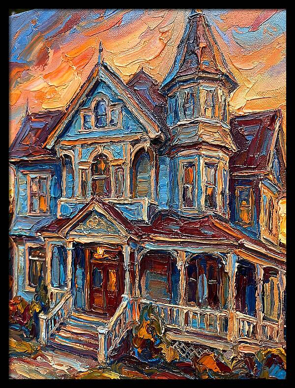 Victorian Charm At Dusk