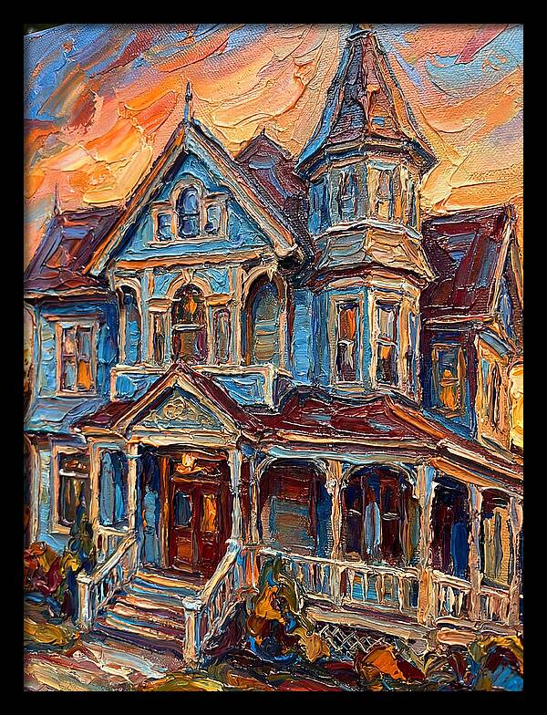 Victorian Charm At Dusk