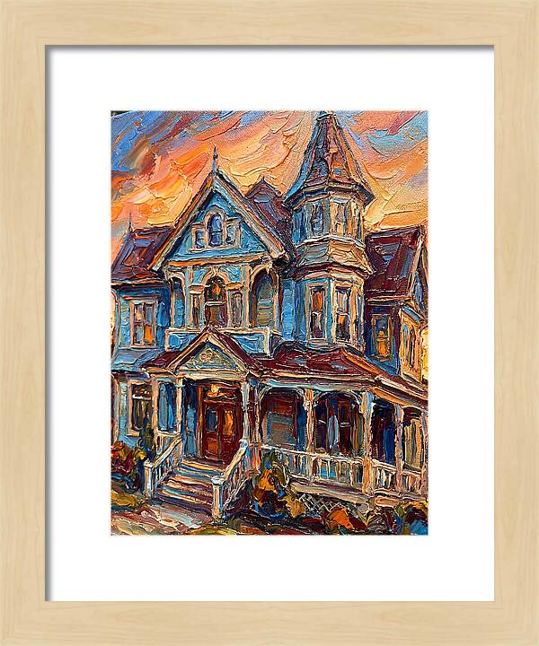 Victorian Charm At Dusk