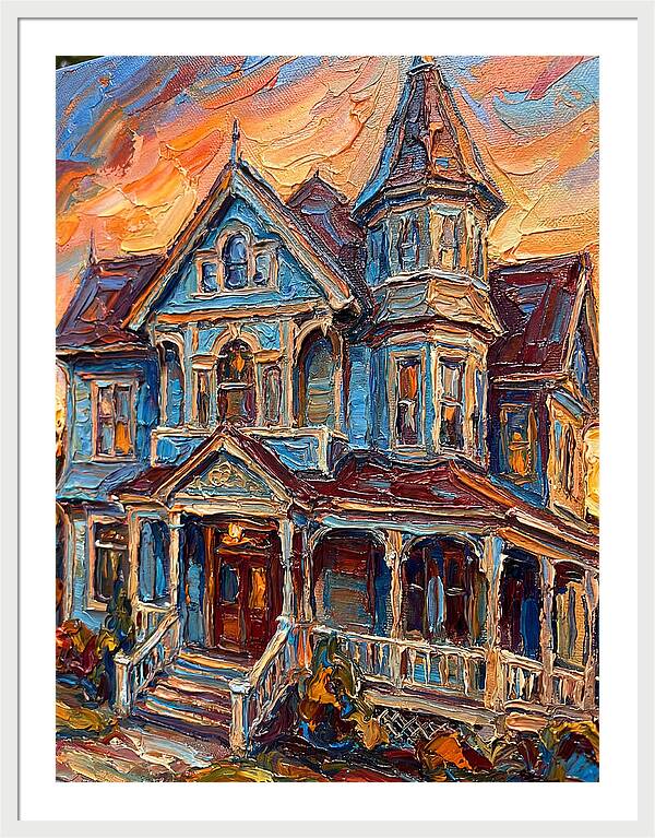 Victorian Charm At Dusk