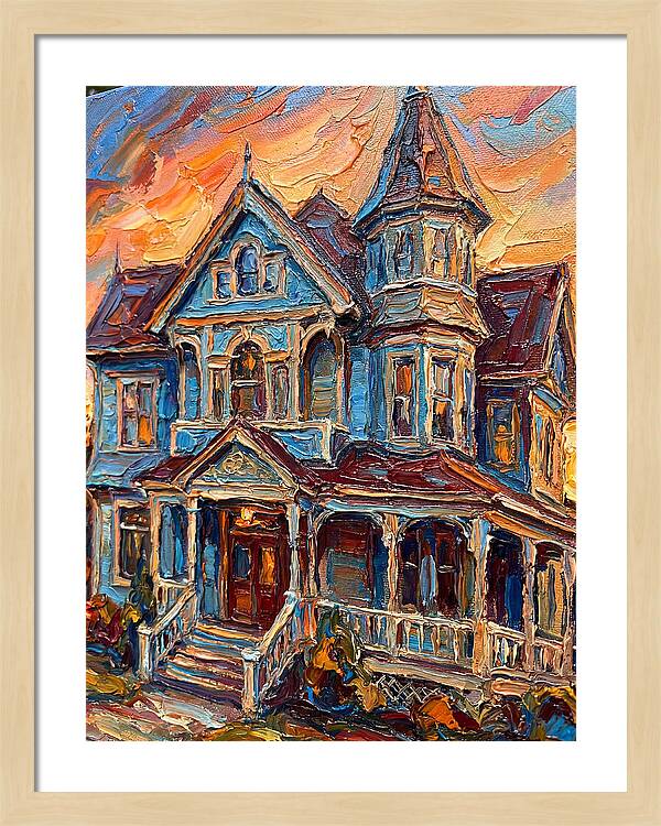 Victorian Charm At Dusk