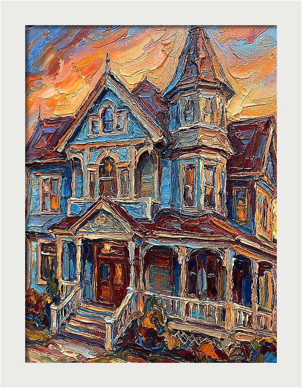 Victorian Charm At Dusk