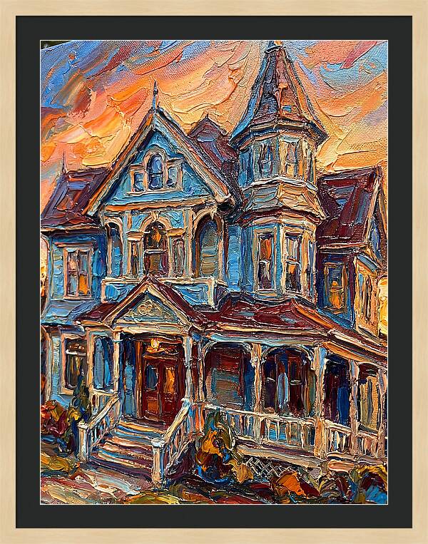 Victorian Charm At Dusk