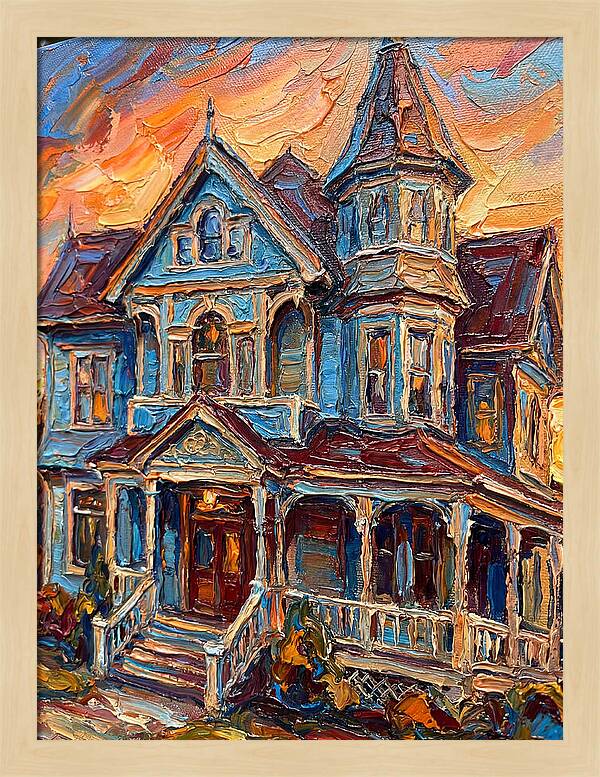 Victorian Charm At Dusk