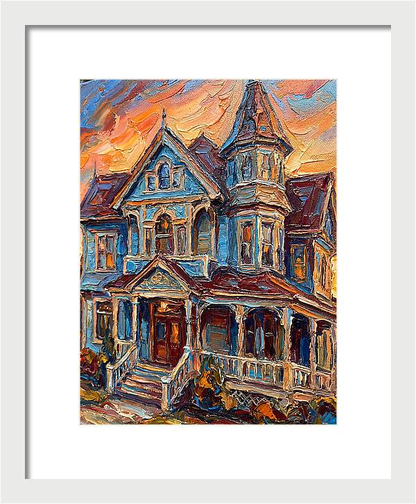 Victorian Charm At Dusk