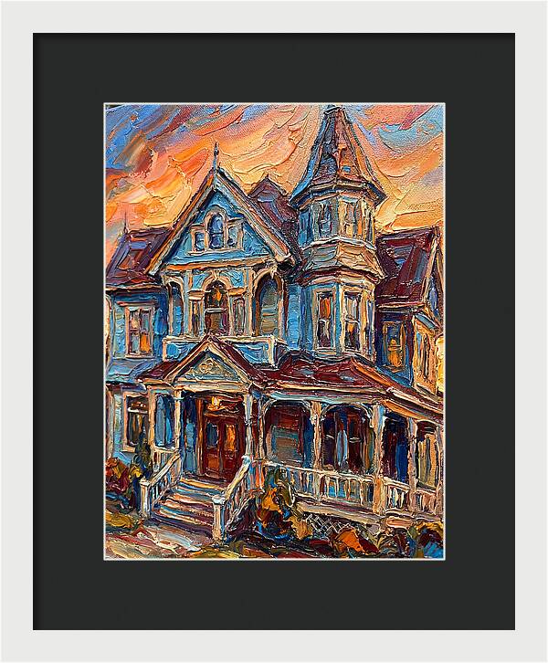 Victorian Charm At Dusk