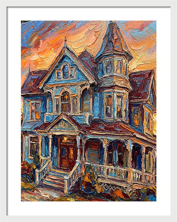 Victorian Charm At Dusk