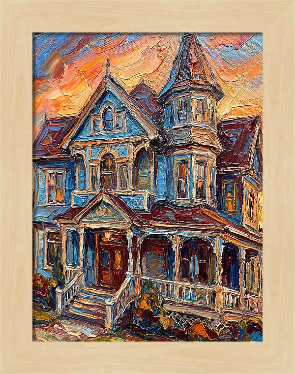 Victorian Charm At Dusk