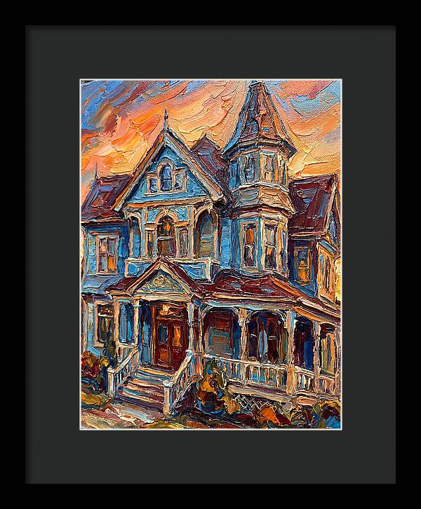 Victorian Charm At Dusk