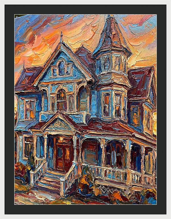 Victorian Charm At Dusk