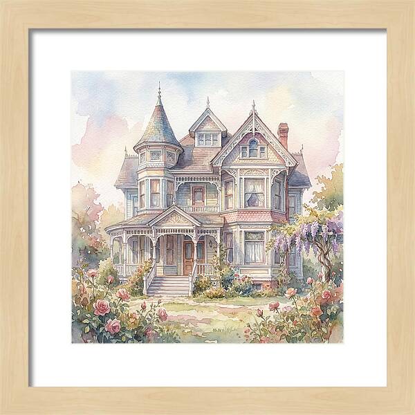 Victorian Elegance In Watercolor