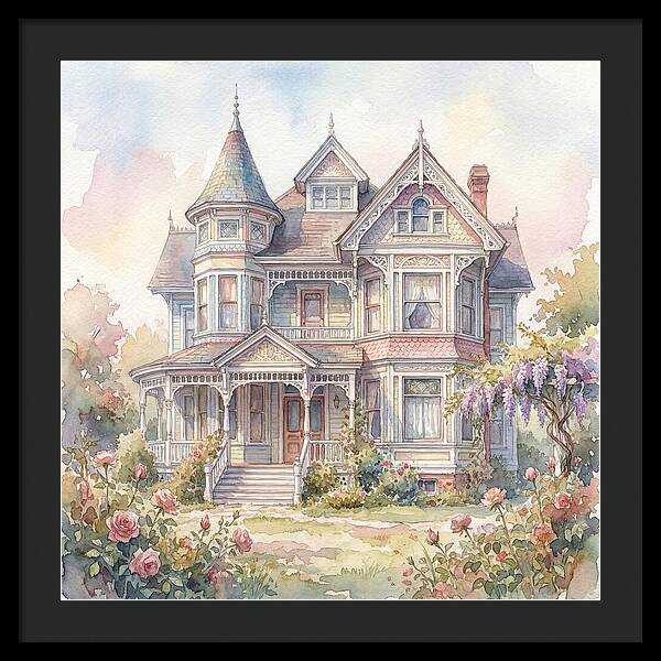 Victorian Elegance In Watercolor
