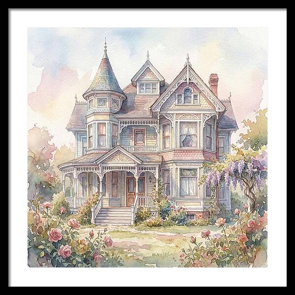 Victorian Elegance In Watercolor