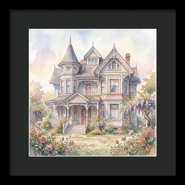 Victorian Elegance In Watercolor