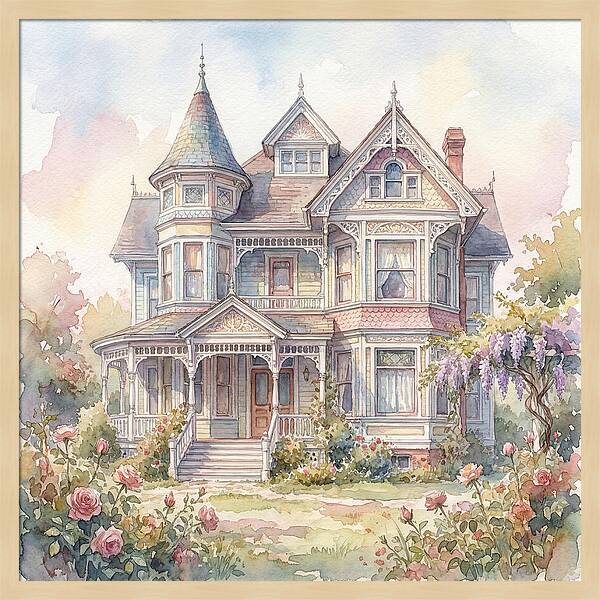 Victorian Elegance In Watercolor