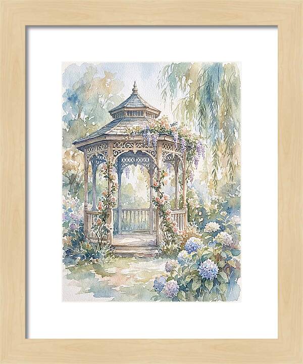Victorian Gazebo In Bloom