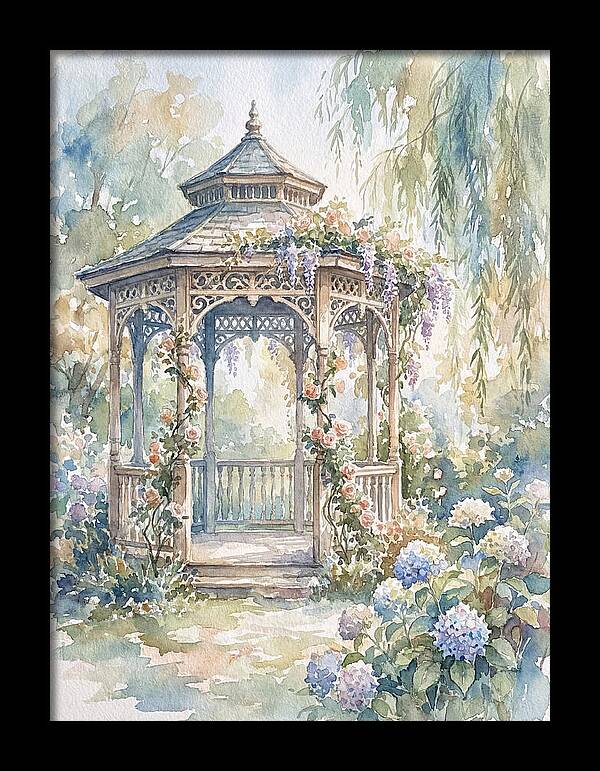 Victorian Gazebo In Bloom
