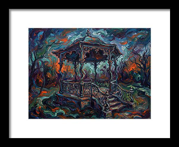 Victorian Gazebo In Expressionist Style