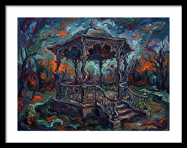 Victorian Gazebo In Expressionist Style