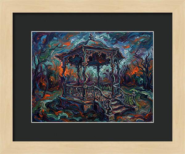 Victorian Gazebo In Expressionist Style