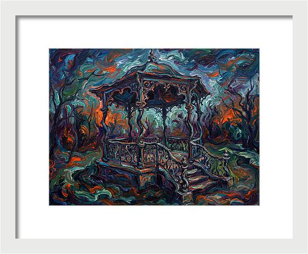 Victorian Gazebo In Expressionist Style